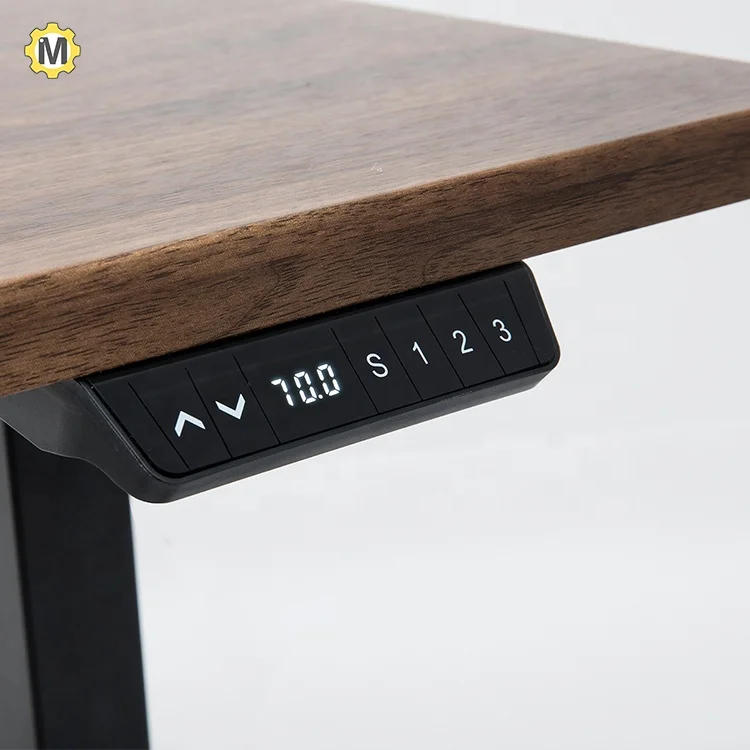 Electric Height Adjustable Office Desk Touch Screen Hand Controller
