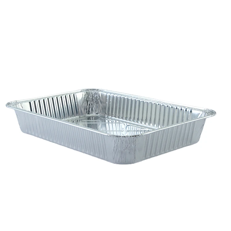 
Aluminium Foil Container Food Foil Container Packaging Rectangle Edge Foil Round Container 