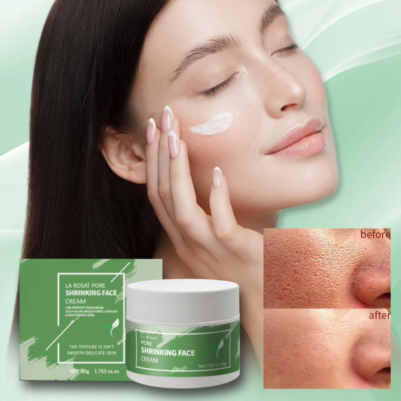 Wholesale Women Skincare OEM Moisturizing with Sunscreen Cream Improve Dullness Skin Beauty Salicylic Acid Face Cream