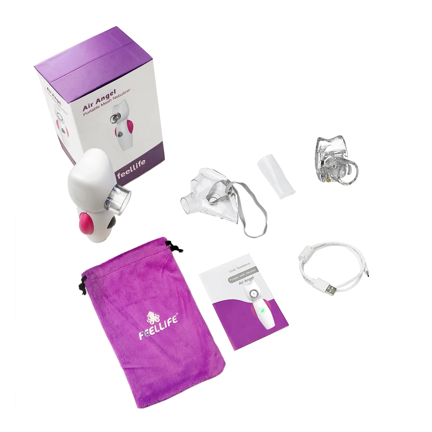 Feellife Portable nebulizer machine for asthma,new technology child nebulizer machine,nebulizer  Feellife air angel