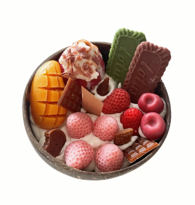 Coconut Shell Aroma Candle All Natural 100% Soy Wax Smokeless Aroma Candle