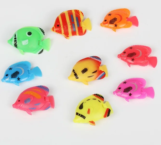Stock Varieties of decoration plastic aquarium discus fish