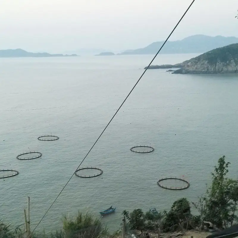 offshore fish farming cages deepwater open ocean, jaulas de cultivo de peces