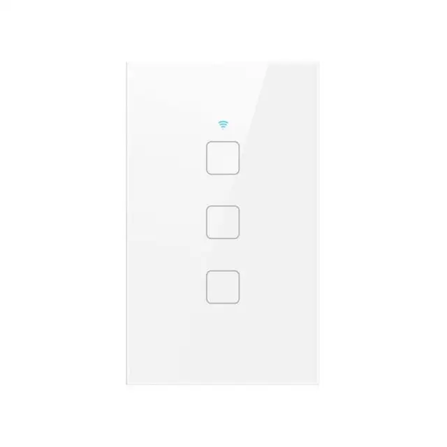 Tuya RF WiFi Smart Touch EU US Switch 1/2/3/4 Gang Two Wiring Methods Home Wall Button Smart Life Control Via Alexa Google Home