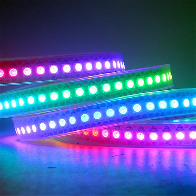 Пиксельная Светодиодная лента 5050 RGB модифицируемая 5 в WS2812B - 60 светодиодов на метр водонепроницаемая 5-метровая