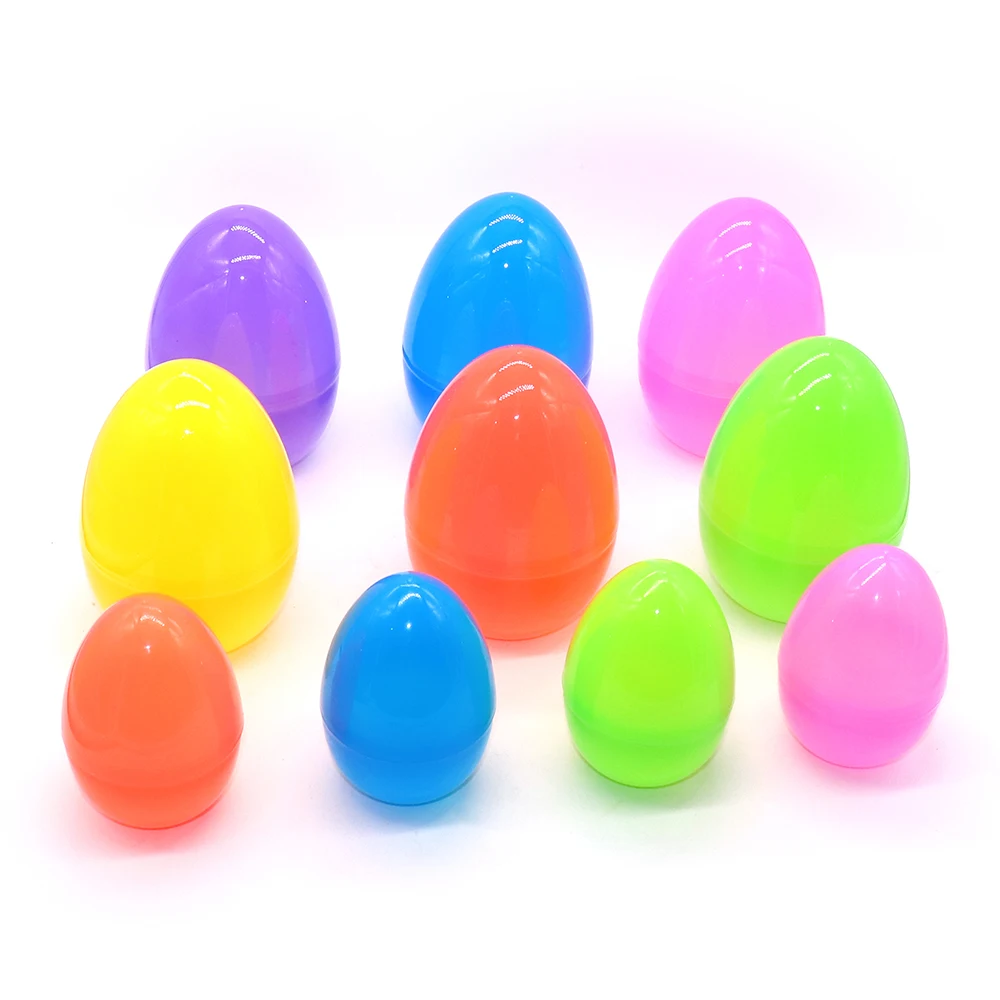 Wholesale colorful plastic promotional toys surprise egg capsule