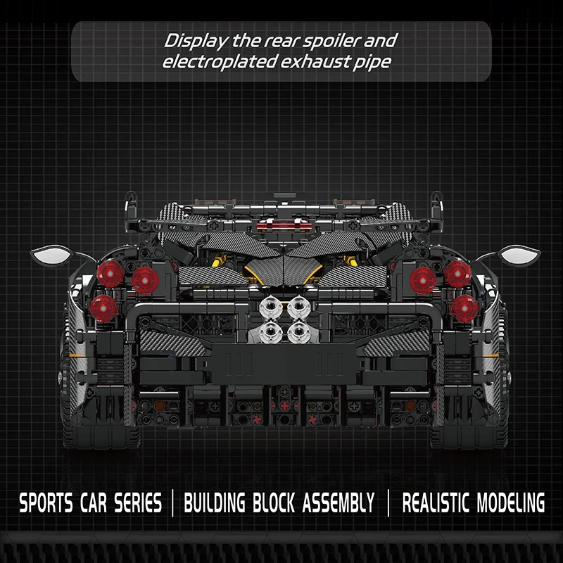 Building Block Educational Sport Plastic Assemble Kit Bricks Sets Luxury Model Car Building Block Sets For Kids