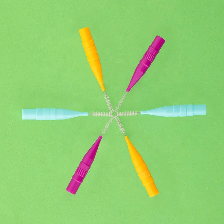 inventory bulk Interdental Brush  I shape Dupont filament imported stainlesssteelwire