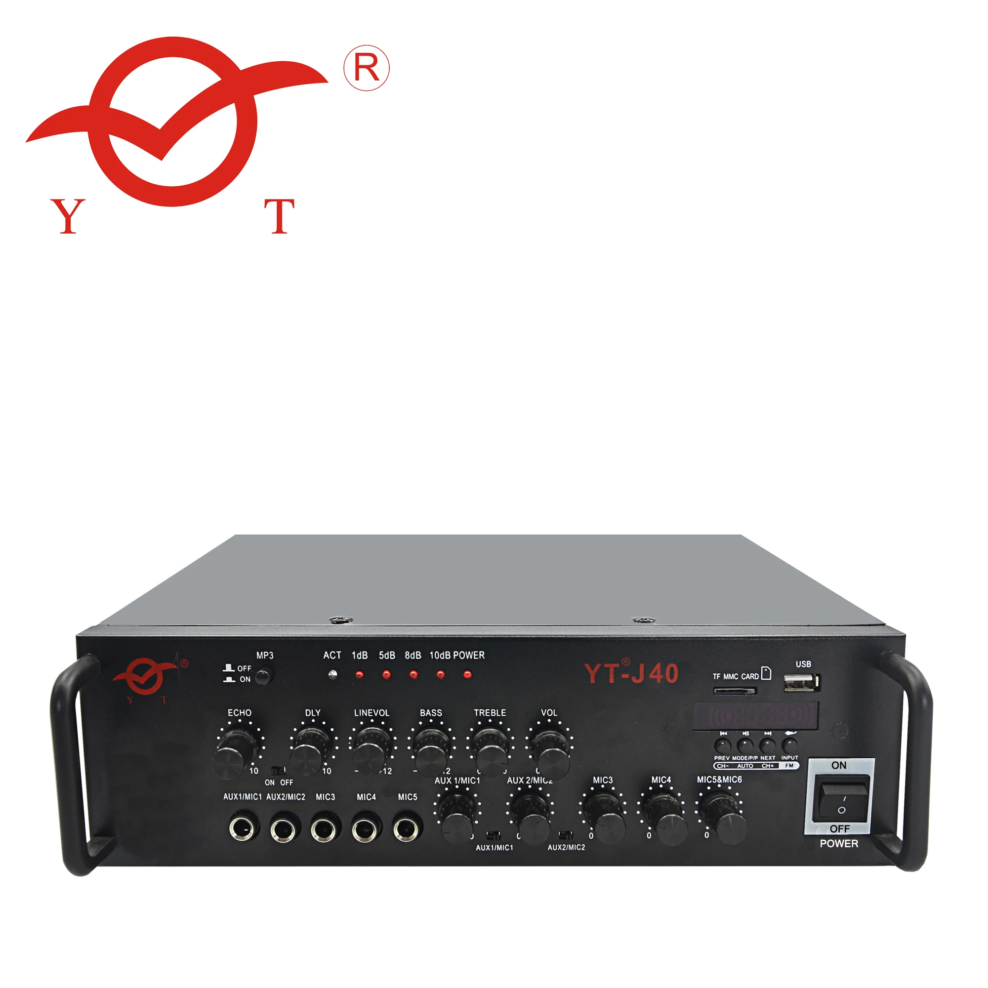  Общественный адрес USB SD MIC ECHO AUX BT 70 Вт моно усилитель