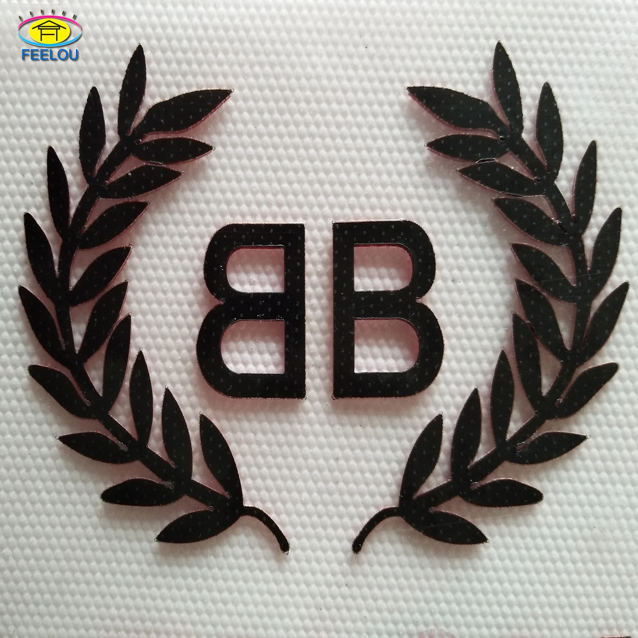 
3D кремния поднят вверх два слоя цвет тиснением теплопроводная логотип наклейка 