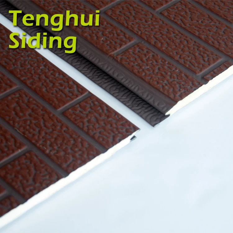 Fireproof polyurethane foam sandwich panels insulated metal seamless sandwich panels