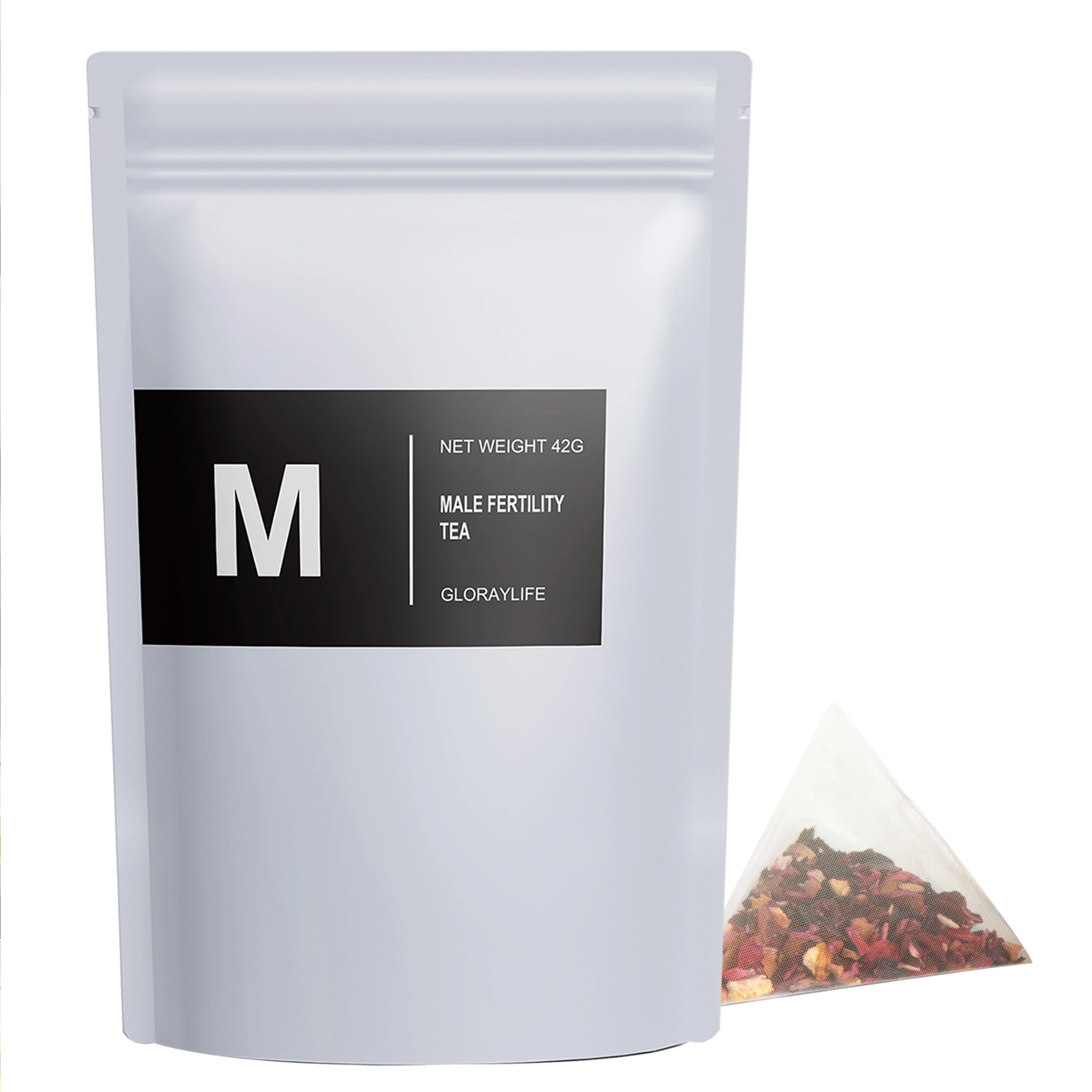 Natural Male Enhance Fertility Delay Nourish Kidney Tea Enhanced Motility Volume Potency Fertility Support 14 Tea Bags Per Pack