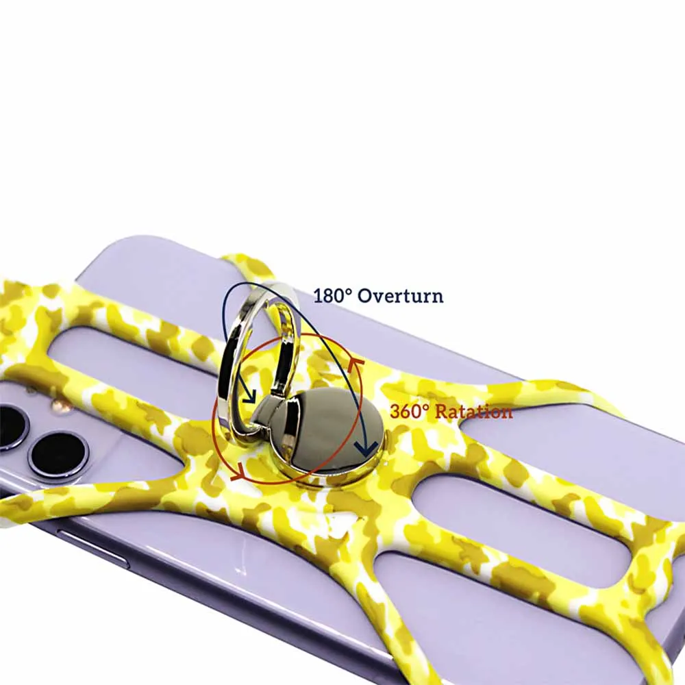 Professional Manufacturer Wholesale Silicone Phone Case Lanyard Mobile Phone Case with Ring Multifunction Camouflage Phone Case
