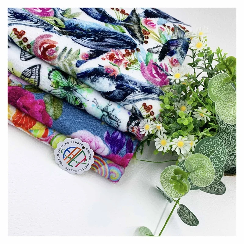 Wholesale Floral 100% Polyester Custom Digital Printed Satin Fabric For Satin Garment