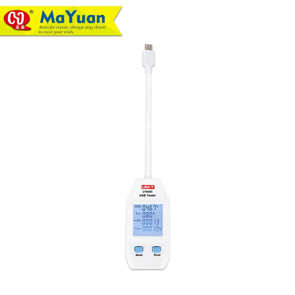 UNI-T UT658A, 658C, 658 двойная серия Многофункциональный цифровой USB тестер мощности