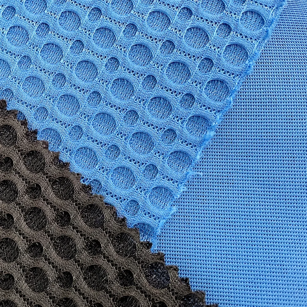 Recycled Wholesale Price Shoe Material 3D Air Spacer Sandwich Mesh Fabric For Sports Shoes