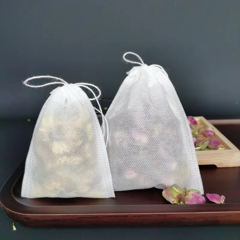 Фильтры для чайных пакетиков от производителя, Одноразовые Нетканые фильтры для чайных пакетиков