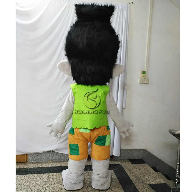 Running Fun OEM custom made pink poppy  branch trolls sonic pig bunny melon cartoon character mascot costume for adults