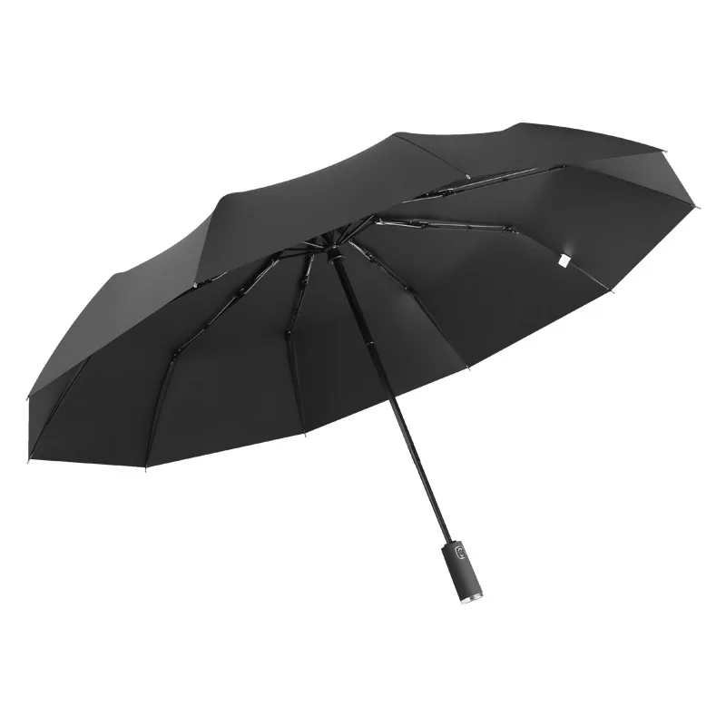 23 Inch Automatic Switch on and Off Mechanism 10 Ribs Ten Bone Three Fold Umbrella Christmas Luxury Space Valentine Business Eid