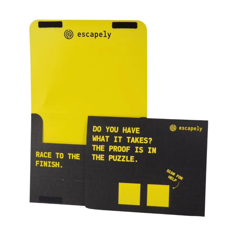New Creative Design Custom A4 Reusable Paper Envelope for Document and File Packaging with Hook and Loop Fasteners
