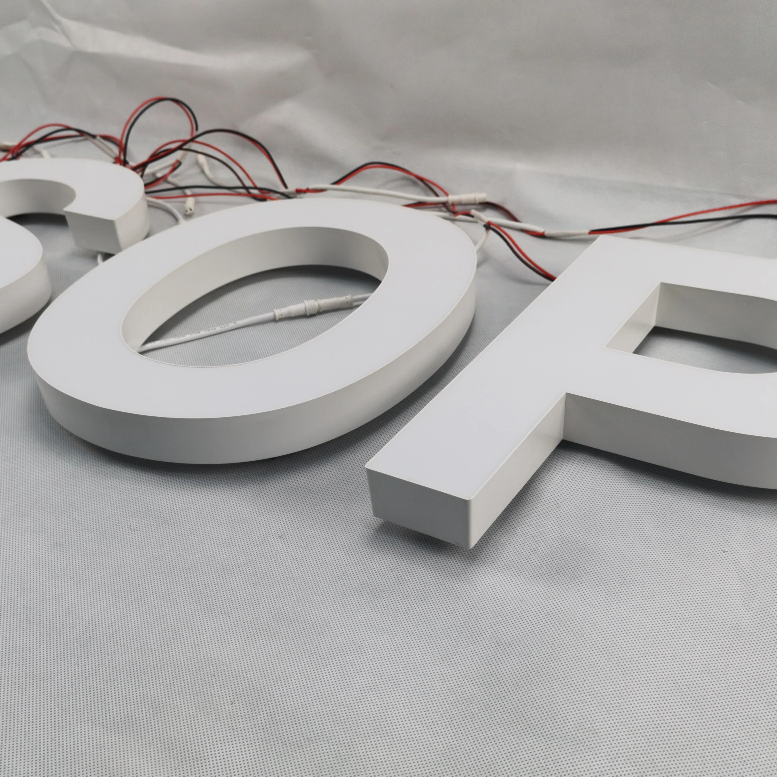 outdoor digital advertising screens 3d acrylic letter sign
