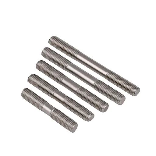 AISI 201 304 304L 316 316L 317L Stainless Steel Stud Bolt Double Threaded Rod Ended Bolt Screw