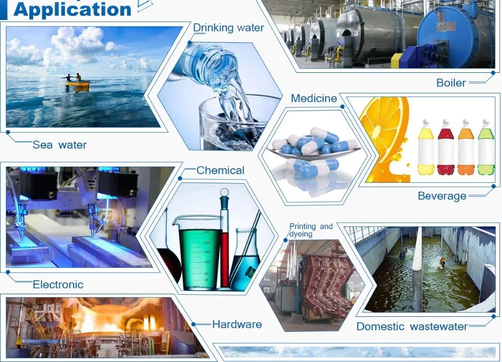 Ocpuritech 1000liter sistema de filtros de agua well water treatment ro system water treatment unit osmosis for dialysis