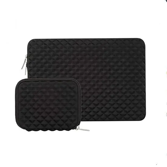 13-13.3inch Diamond Foam Neoprene Bag Air Laptop Sleeve 13.3inch or Custom 3 Mm VASTOP with Small Case for Macbook Pro Macbook