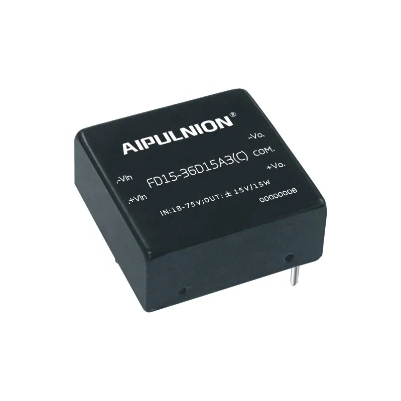 High quality 15W DCDC buck converters 18-75VDC switching power supply 15vdc -15vdc 0.5A small size