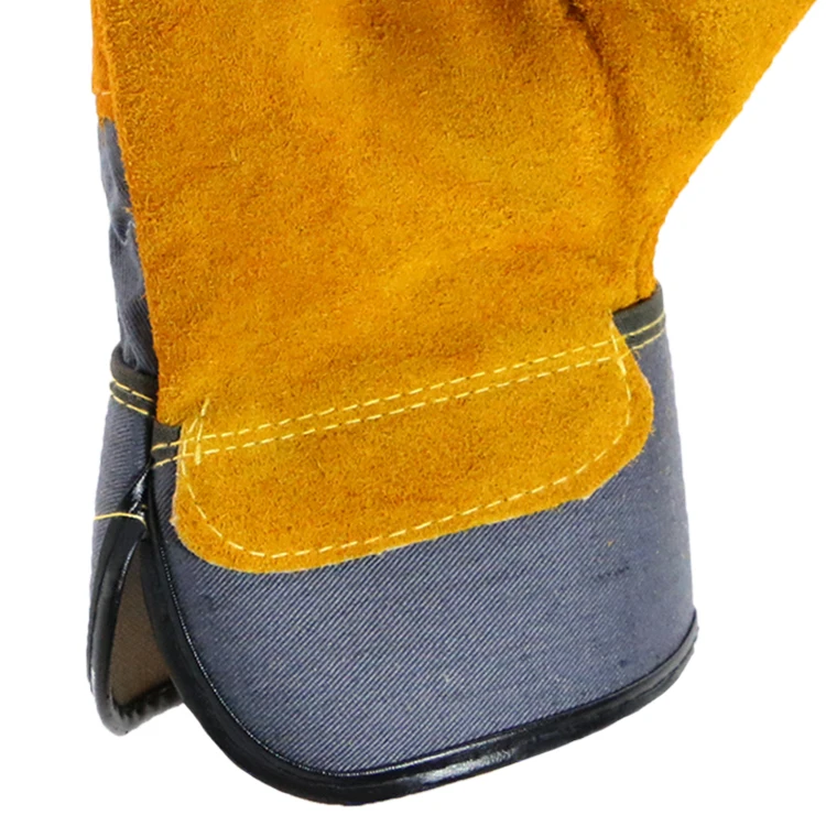 Высококачественные защитные перчатки guantes cuero прочные импортеры кожаных перчаток для мужчин