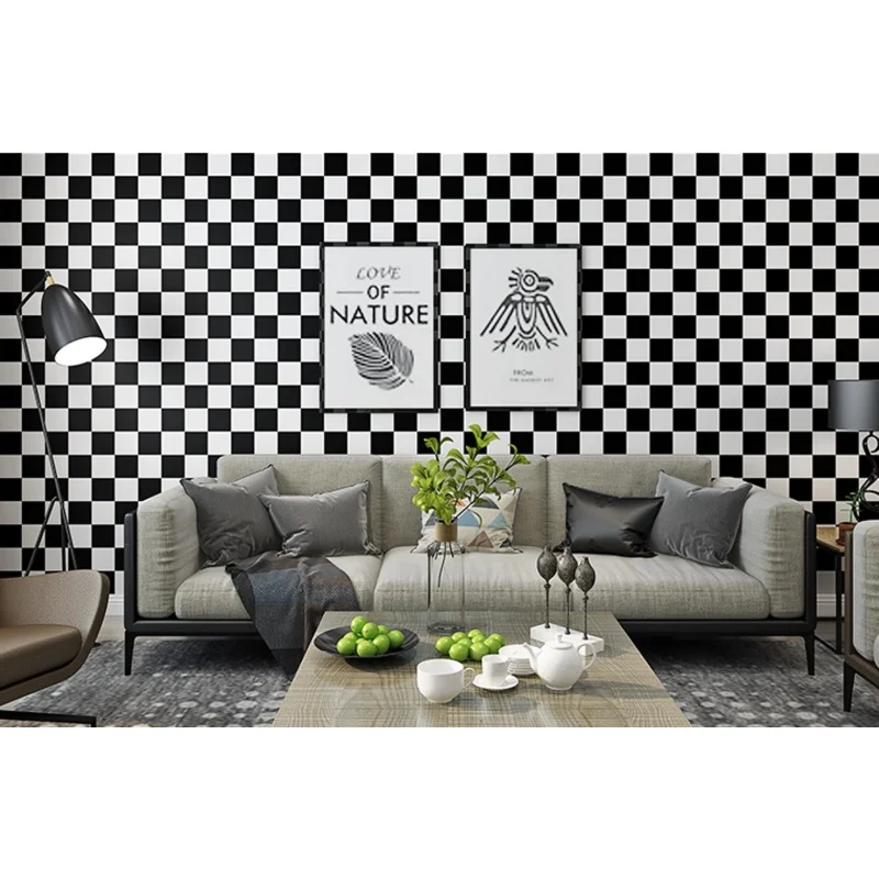 French Home Office Interiors Luxury Decorative Waterproof Peel And Stick Vinyl 3D Wall Art Decorations House Decor Wallpaper