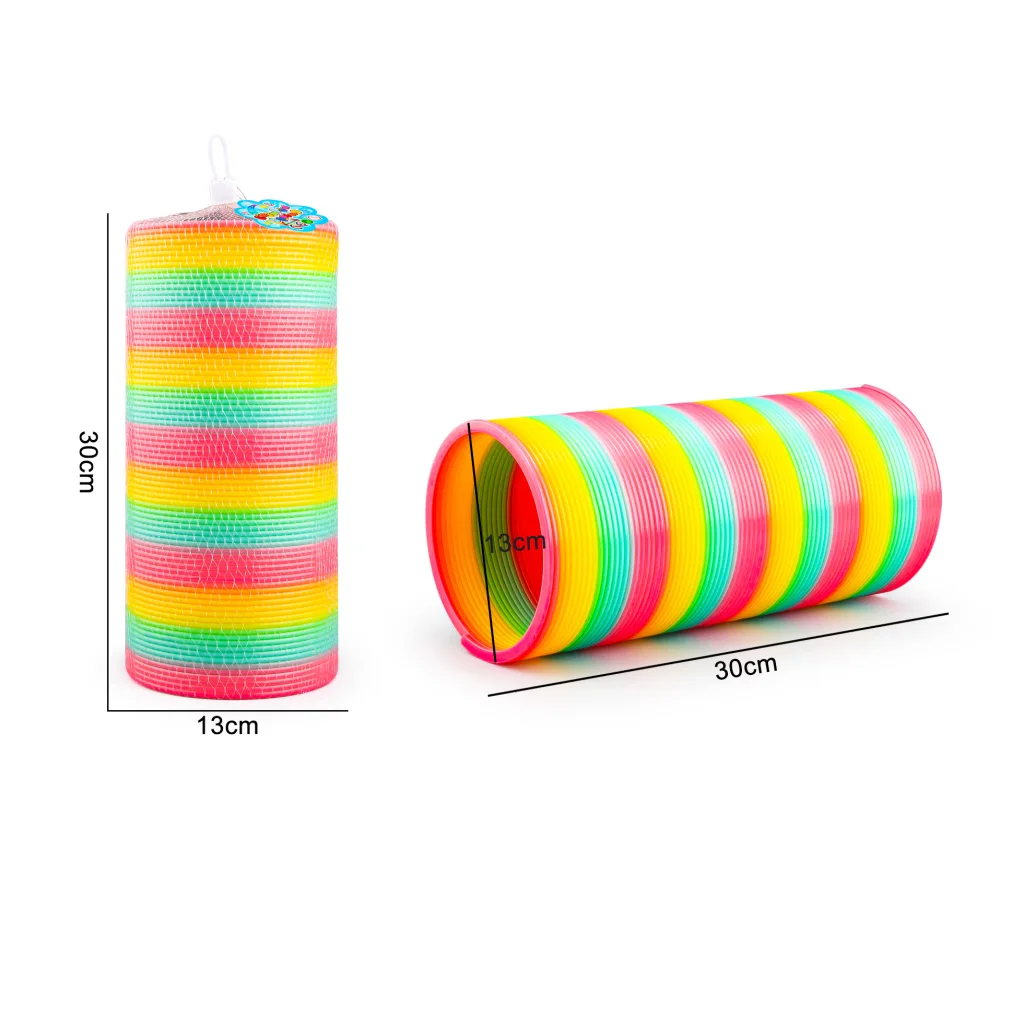 Wholesale Magic Rainbow Spring for Kids Early Educational Toys Plastic Colorful Rainbow Circle