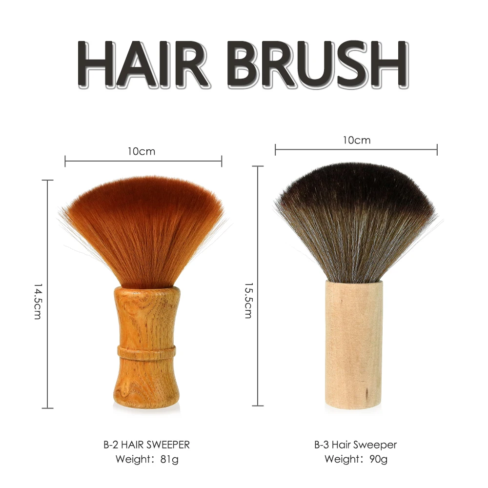 Masterlee Large wooden brush Hair Cutting Neck Duster Brush custom beard brush with beauty