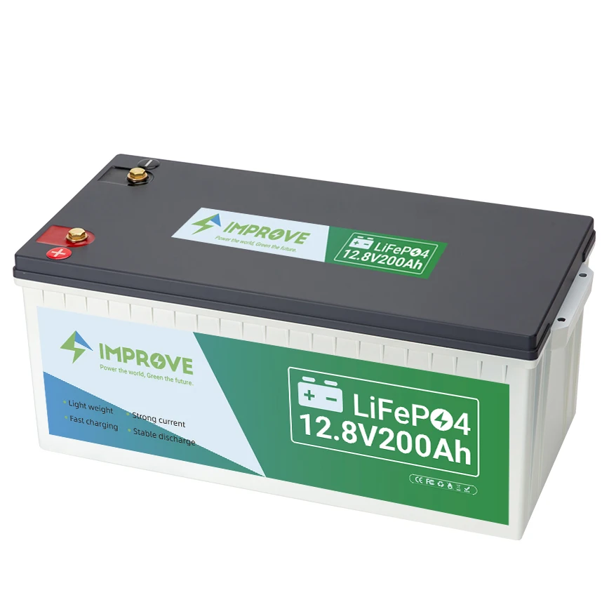 Литий-ионный аккумулятор 12 В 100ah 200ah 300ah Lifepo4 глубокого цикла для систем хранения солнечной энергии
