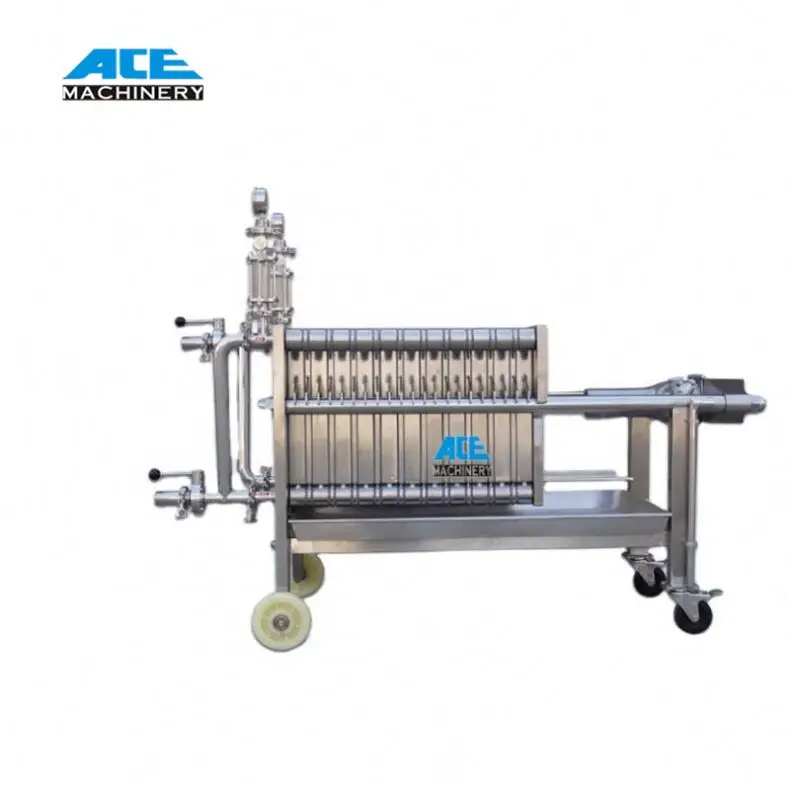 Maple Syrup Edible Oil Belt Filter Press For Sugar Refinery Grape Wine Filter Press Machine