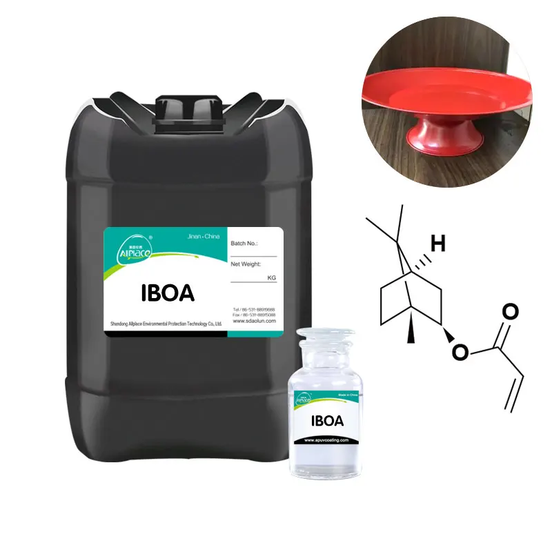 UV Monomer IBOA Iso-Bornyl acrylate CAS number 5888-33-5 high tg high transparency low shrinkage