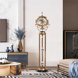 Европейский современный минималистичный тихий часы Новый дизайн Горячая Распродажа домашний декор хрустальные античные китайские напольные часы
