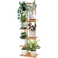 Last Longer High Quality 100% High-Quality Bamboo Bicycle Plant Stand