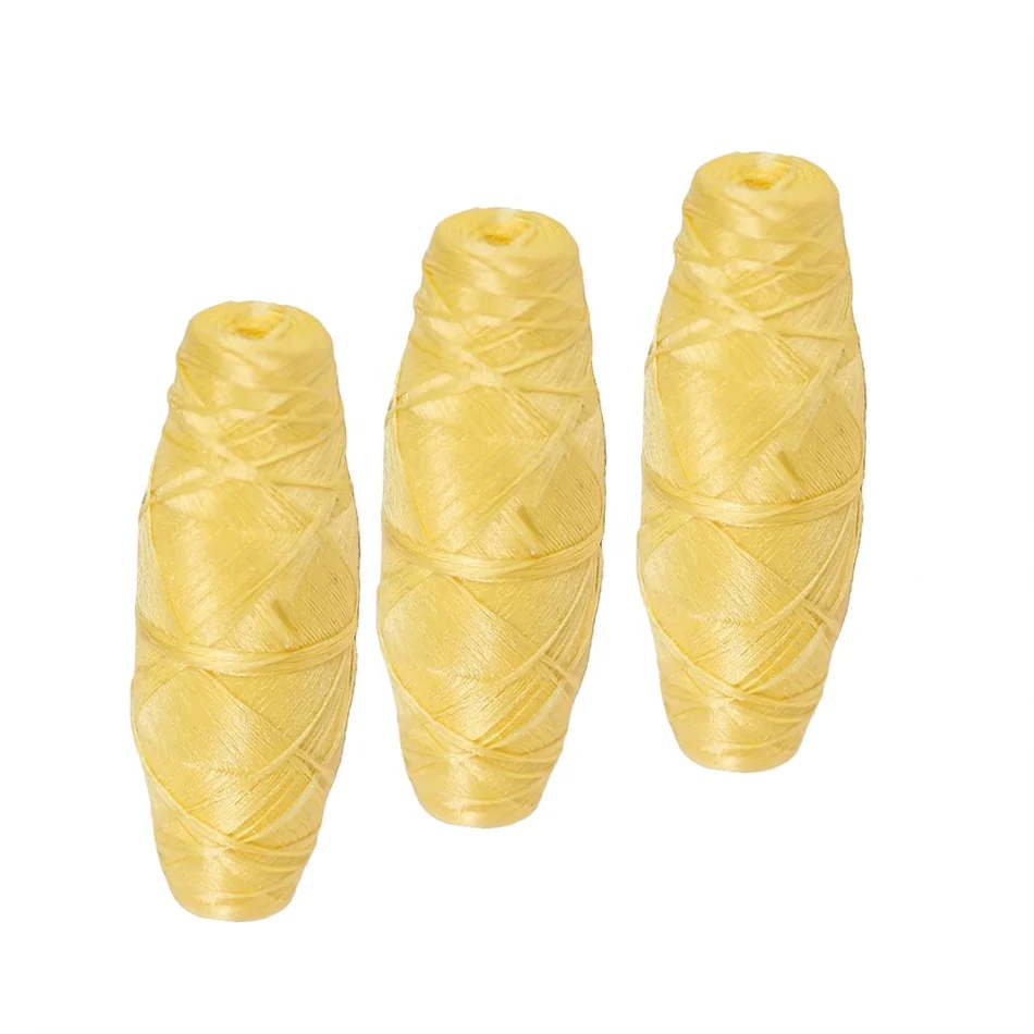 10 #7 # 150D 40s/2 полиэстер кокон бобины белая нить челнок