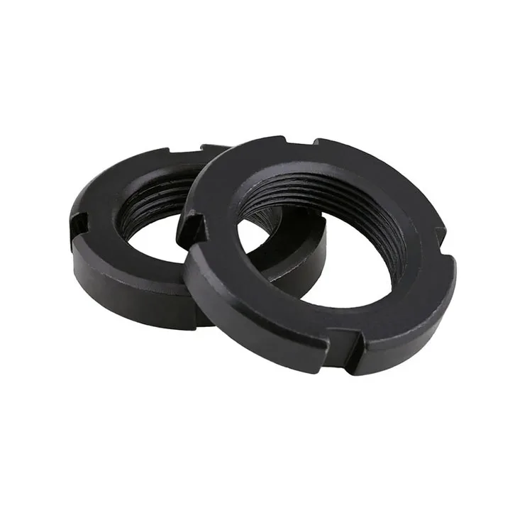 DIN981 GB812 Round Nuts Slotted Lock Nut Four-slot Nut M10-M300 DIN 981 Locknut