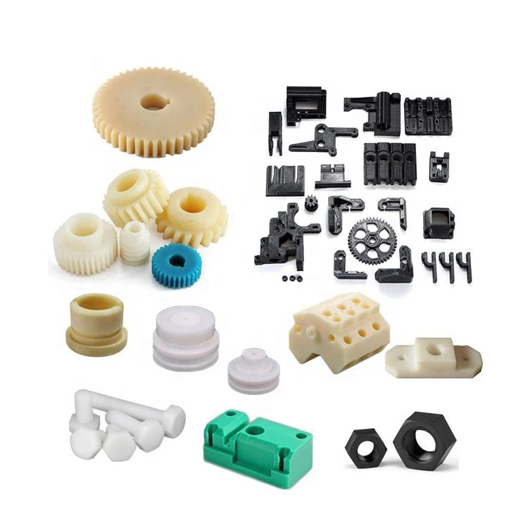 OEM custom precision CNC plastic gears injection molding manufacturer nylon abs rubber injection molded service plastic parts