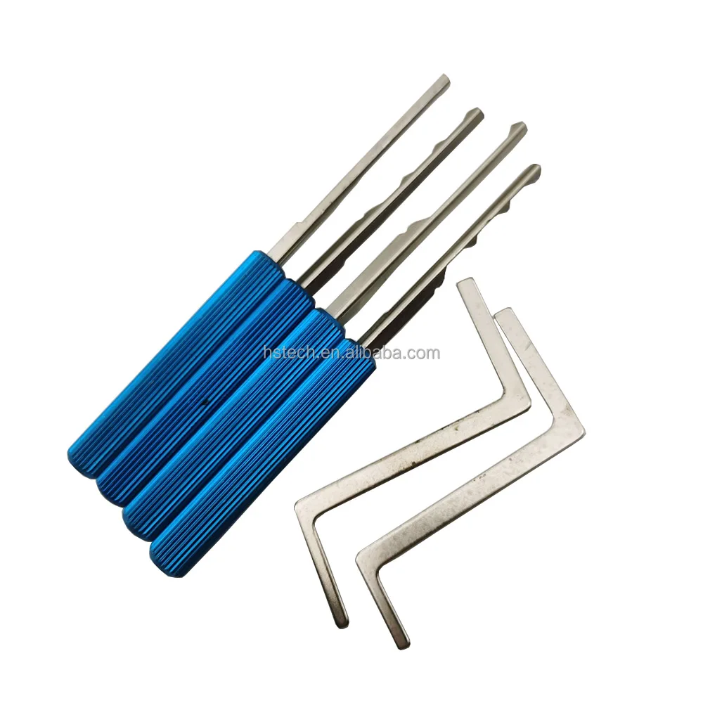 Goso Locksmith Tools 4+2 Blue Invincible Pick Set Door Openning Tools