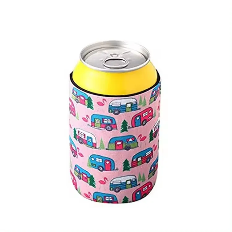 Custom Design 3mm 5mm Neoprene Stubby Holder Beer Can Cover with custom logo can cooler Personalized Sublimation Can Cooler