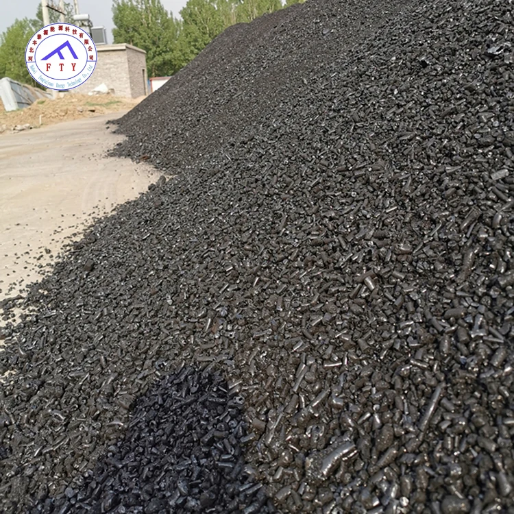 1-3mm High Quality Medium temperature pitch   Low Asphalt High Bitumen for sale at low price