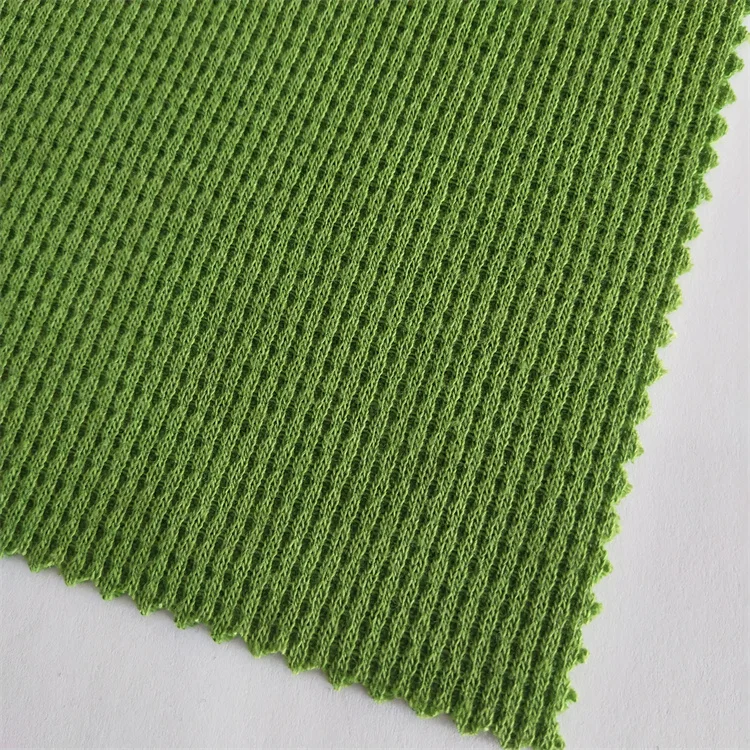 100% Polyester Sweatshirt Cloth Cross Mini Jacquard Crepe Knitting Printed Microfiber Waffle Fabric
