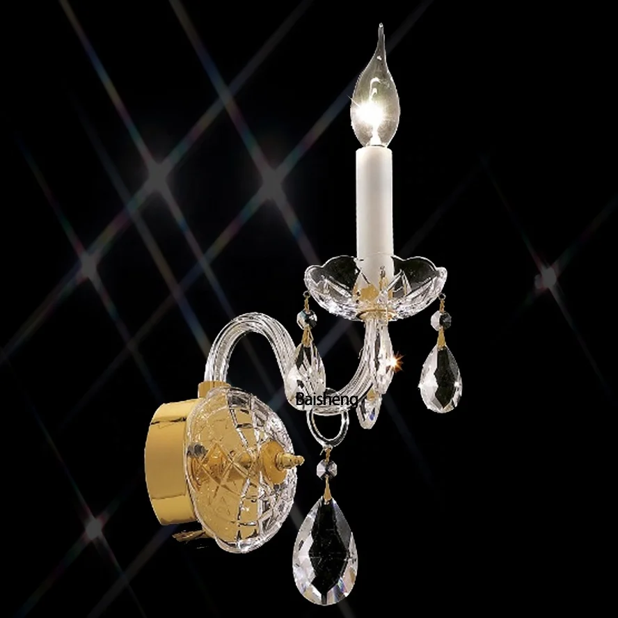 classic bohemian maria theresa wall sconce sonces luxury luxurious lamp for home hotel lobby hall lounge decoration