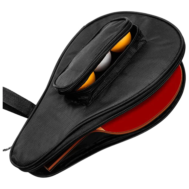 Durable Sport Custom Outdoor Professional  Waterproof Ping Pong Paddle Bat Bag  Table Tennis Bat Bag