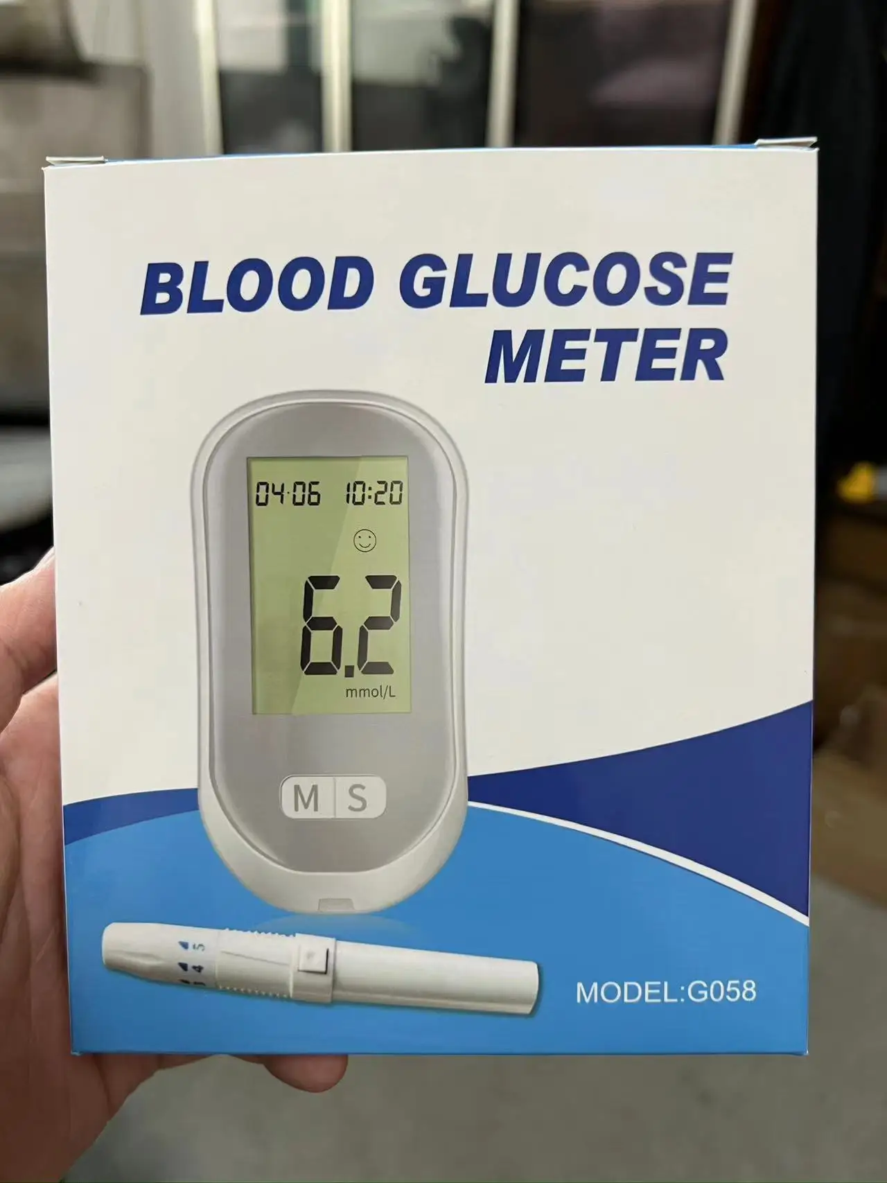 Wholesale glucose meters monitors healthcare digital blood glucose meter with Blood sugar test strips Glucometros