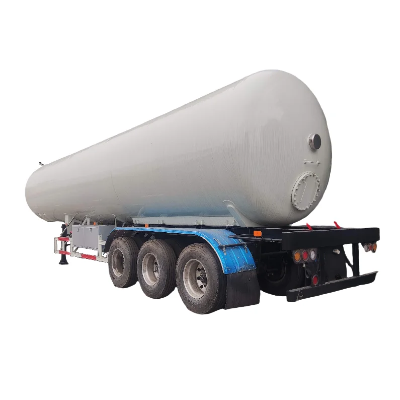 3 axles LPG tank transport 60000L for refilling cooking gas cylinder delivery semi trailer Manufacturer