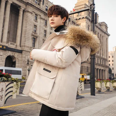 Мужская куртка из гусиного пуха jacktown, толстое уличное зимнее пальто для влюбленных, популярная куртка